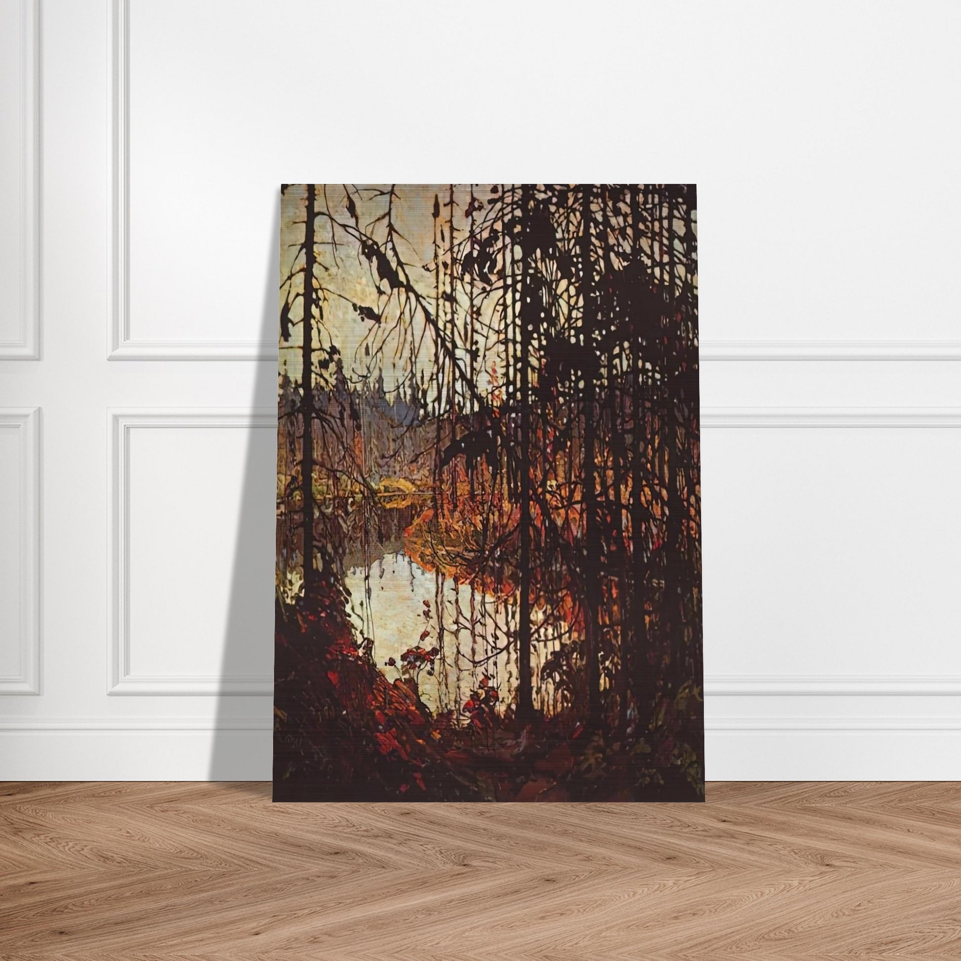 NORTHERN RIVER 1915 - Tom Thomson Brushed Aluminum Print - 70x100 cm / 28x40 inches | Tom Thomson Aluminum Print | Tom Thomson Prints