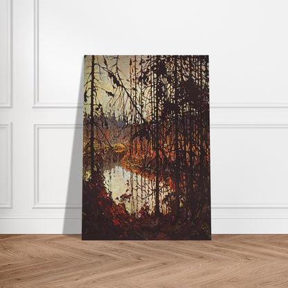 NORTHERN RIVER 1915 - Tom Thomson Brushed Aluminum Print - 70x100 cm / 28x40 inches | Tom Thomson Aluminum Print | Tom Thomson Prints