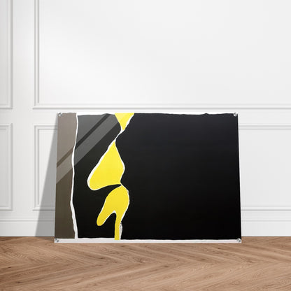 Hommage to the First Monk Immolating Himself in Saigon - 1966 - Adja Yunkers Acrylic Print - 70x100 cm / 28x40″ inches | Adja Yunkers Wall Art | Adja Yunkers Prints