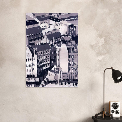 TOWNSCAPE 1969 2 - Gerhard Richter Brushed Aluminum Print - 70x100 cm / 28x40 inches | Gerhard Richter Aluminum Print | Gerhard Richter Prints
