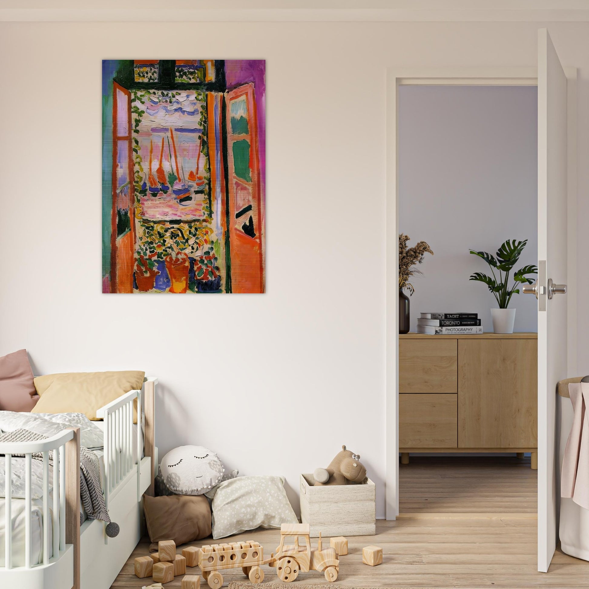 OPEN WINDOW COLLIOURE 1905 - Henri Matisse Brushed Aluminum Print - 70x100 cm / 28x40 inches | Henri Matisse Aluminum Print | Henri Matisse Prints
