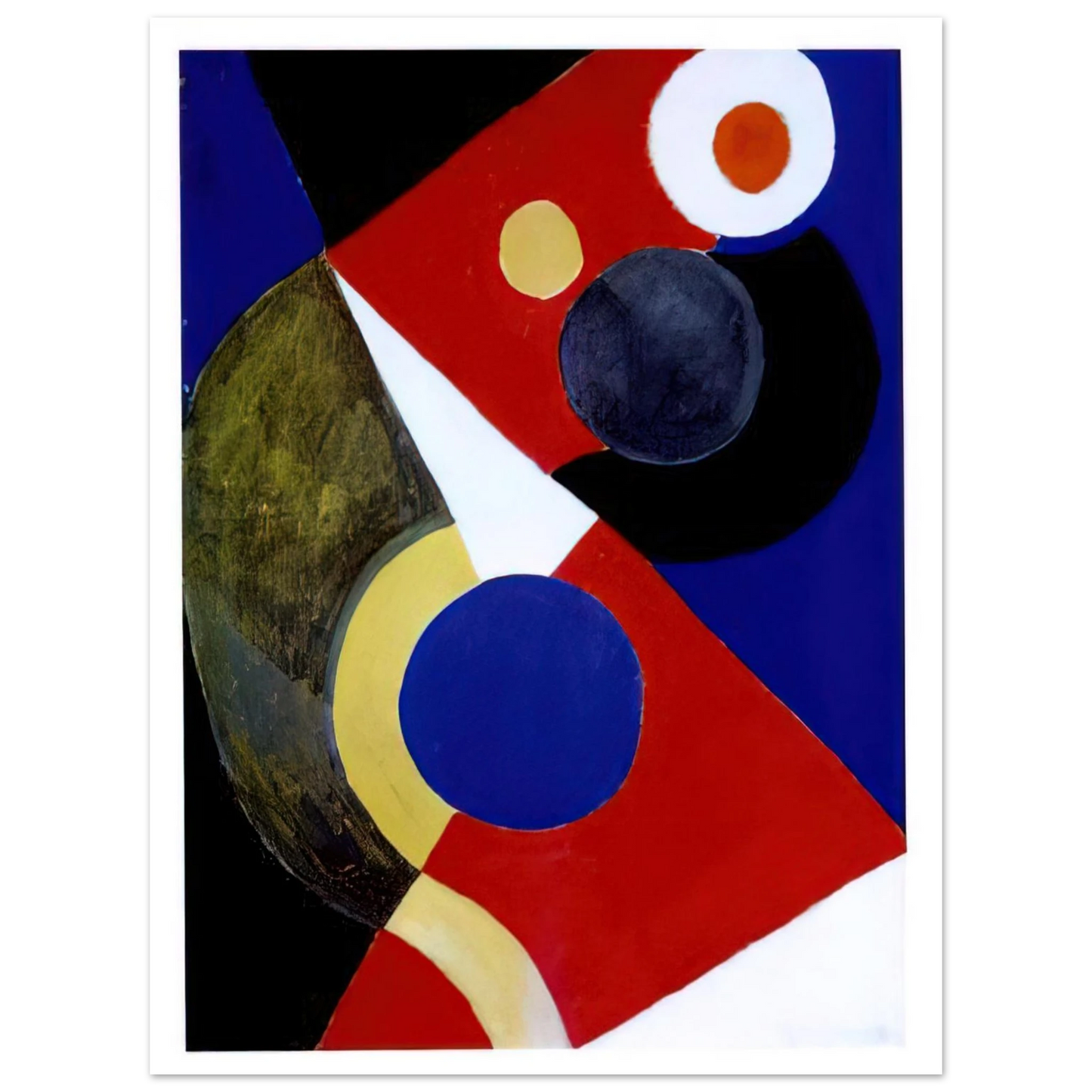 Sonia Delaunay - RHYTHM COLOUR 2  75x100 cm / 30x40inches Fine Art Poster