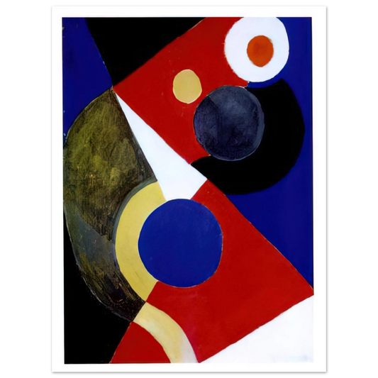 Sonia Delaunay - RHYTHM COLOUR 2  75x100 cm / 30x40inches Fine Art Poster