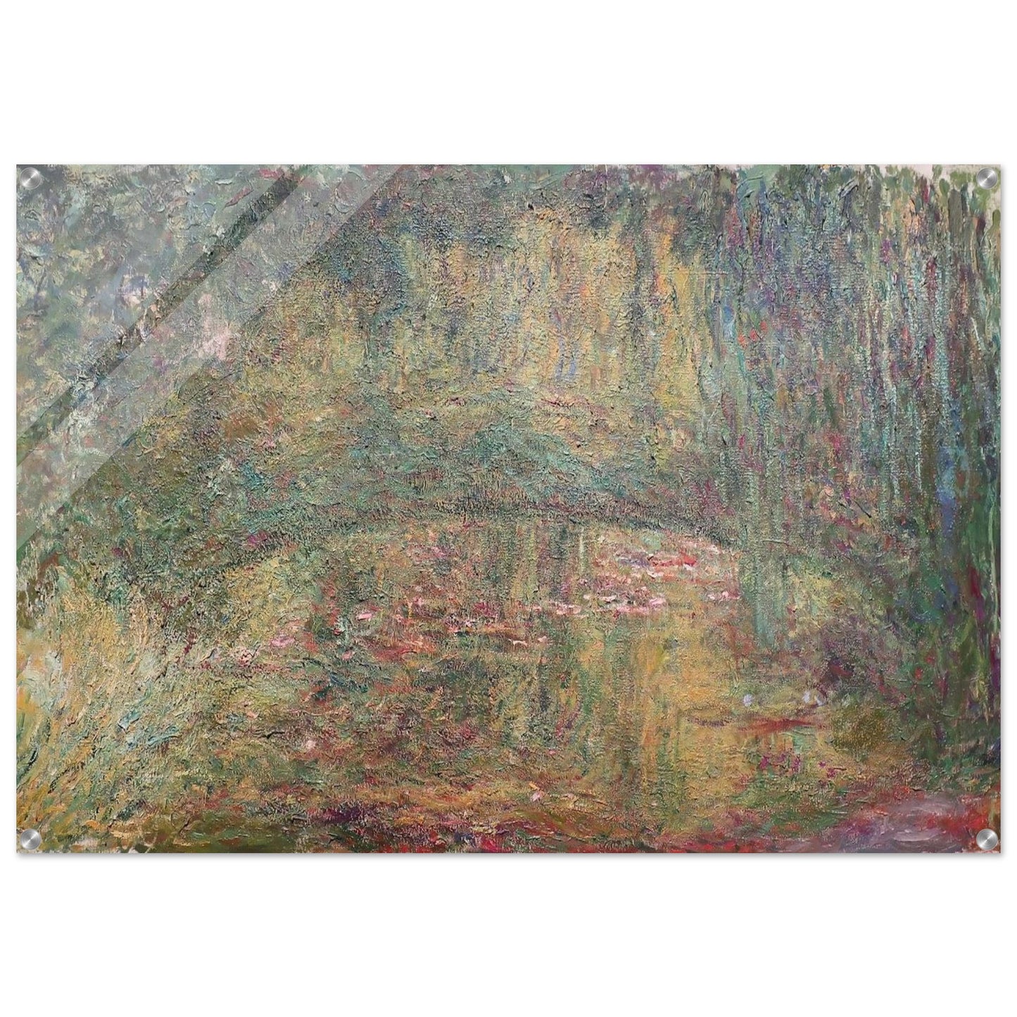 The Japanese Bridge - claude monet Acrylic Print - 70x100 cm / 28x40″ inches | claude monet Wall Art | claude monet Prints