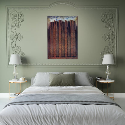 Dadaville - Max Ernst Brushed Aluminum Print - 70x100 cm / 28x40 inches | Max Ernst Aluminum Print | Max Ernst Prints