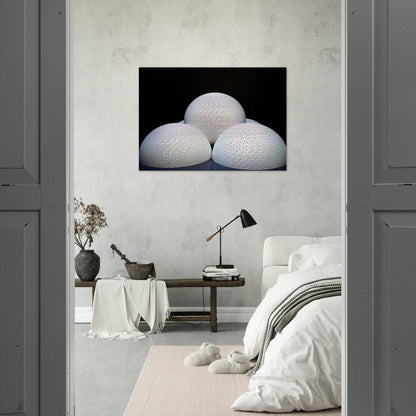 Model for Brick Structure four domes and a sphere - Sol LeWitt Brushed Aluminum Print - 70x100 cm / 28x40 inches | Sol LeWitt Aluminum Print | Sol LeWitt Prints