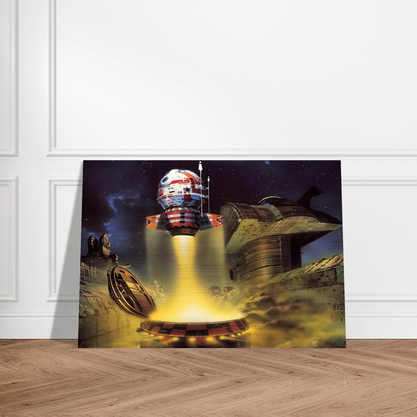 Chris Foss - Chris Foss Brushed Aluminum Print - 70x100 cm / 28x40 inches | Chris Foss Aluminum Print | Chris Foss Prints