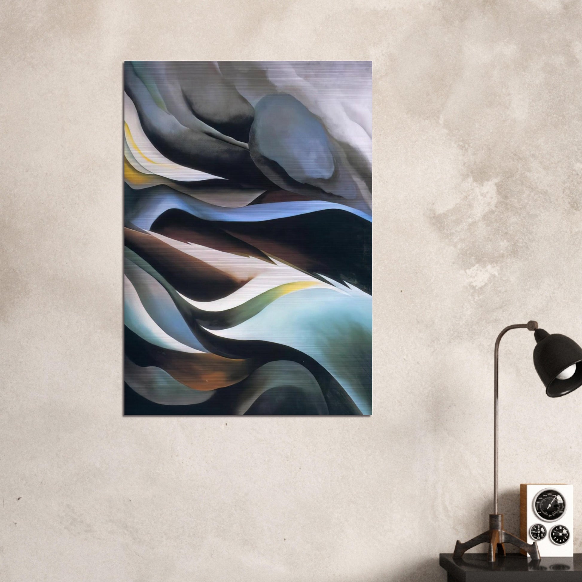 From the Lake - Georgia O'Keeffe Brushed Aluminum Print - 70x100 cm / 28x40 inches | Georgia O'Keeffe Aluminum Print | Georgia O'Keeffe Prints