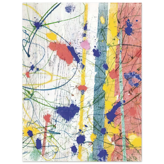 Sam Francis - Untitled  EXP-SF-58-08-82   75x100 cm / 30x40inches Fine Art Poster