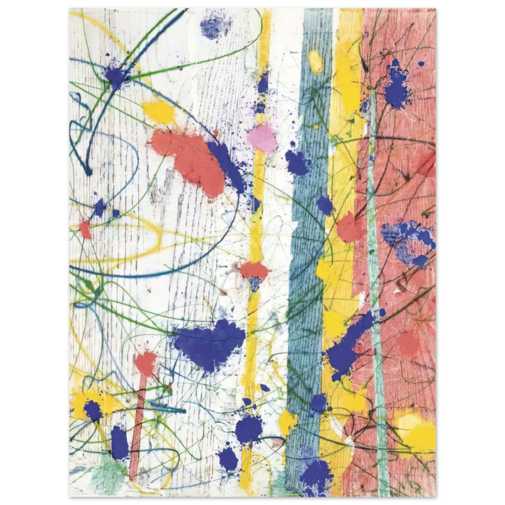 Sam Francis - Untitled  EXP-SF-58-08-82   75x100 cm / 30x40inches Fine Art Poster