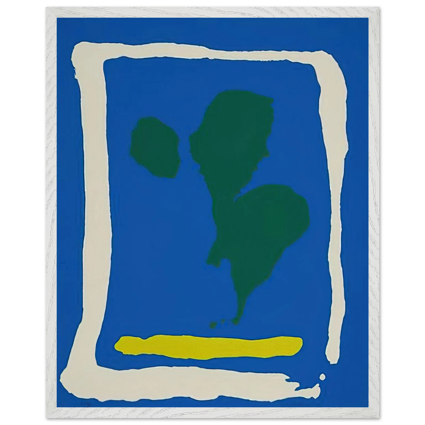 Helen Frankenthaler - Air Frame - 1965 Wall art - 75x100 cm / 30x40 inches - Fine Art Poster-canvas - -
