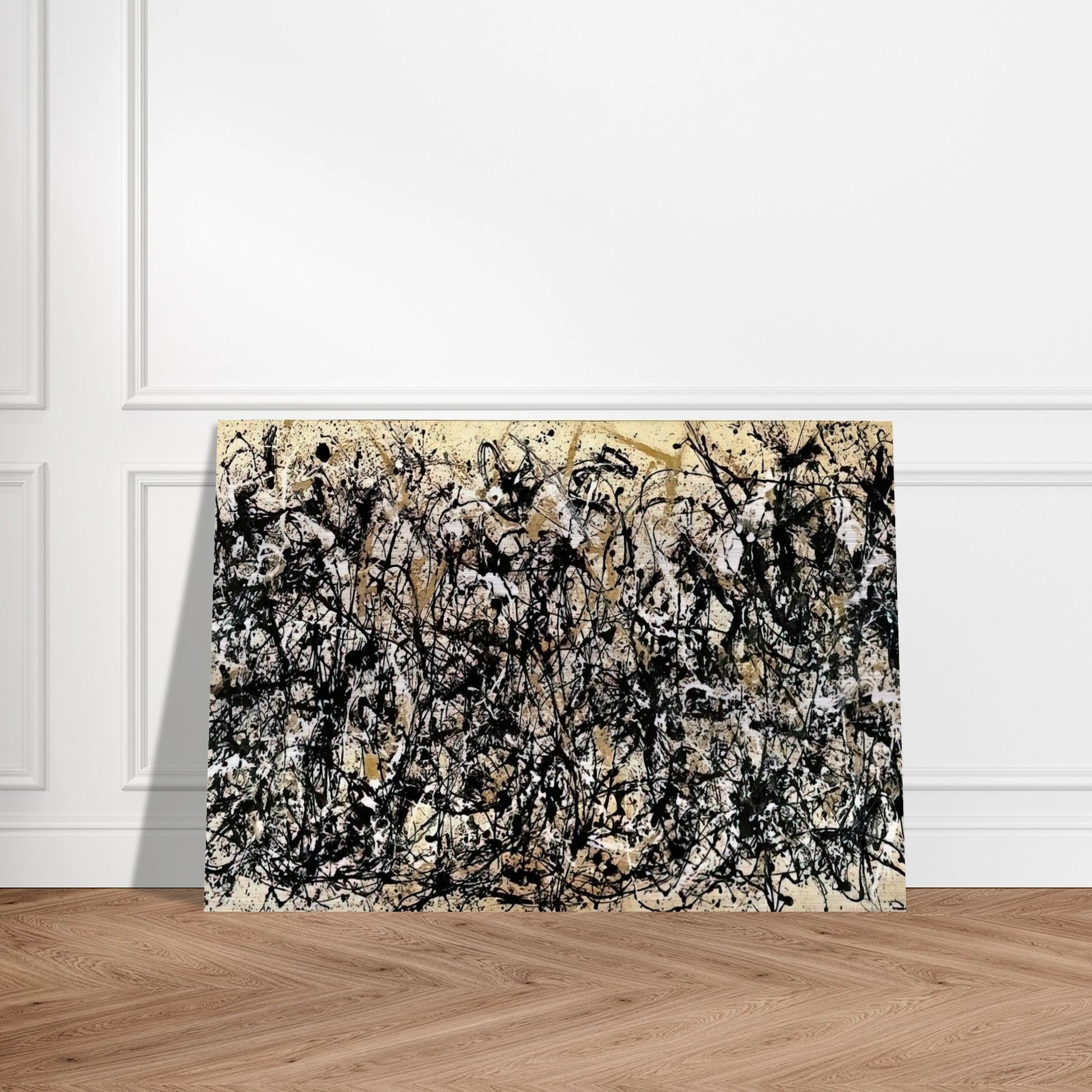 NOT_DETECTED_185311 - Jackson Pollock Brushed Aluminum Print - 70x100 cm / 28x40 inches | Jackson Pollock Aluminum Print | Jackson Pollock Prints