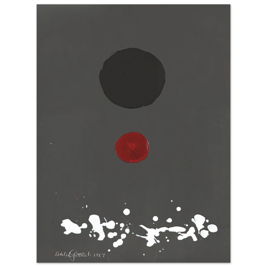 Adolph Gottlieb - Untitled - 1967  75x100 cm / 30x40inches Fine Art Poster