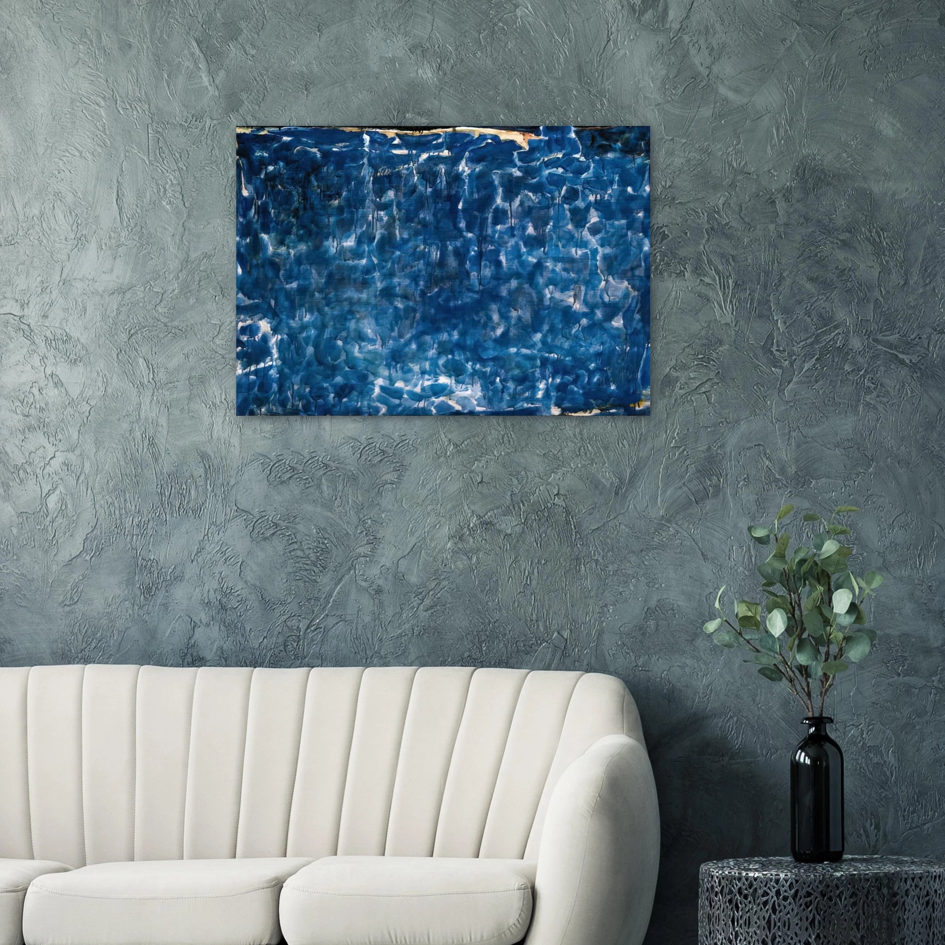 Untitled  SFP53-31  - Sam Francis Brushed Aluminum Print - 70x100 cm / 28x40 inches | Sam Francis Aluminum Print | Sam Francis Prints