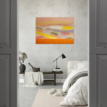 Arielle - 1978 - Ronnie Landfield Brushed Aluminum Print - 70x100 cm / 28x40 inches | Ronnie Landfield Aluminum Print | Ronnie Landfield Prints