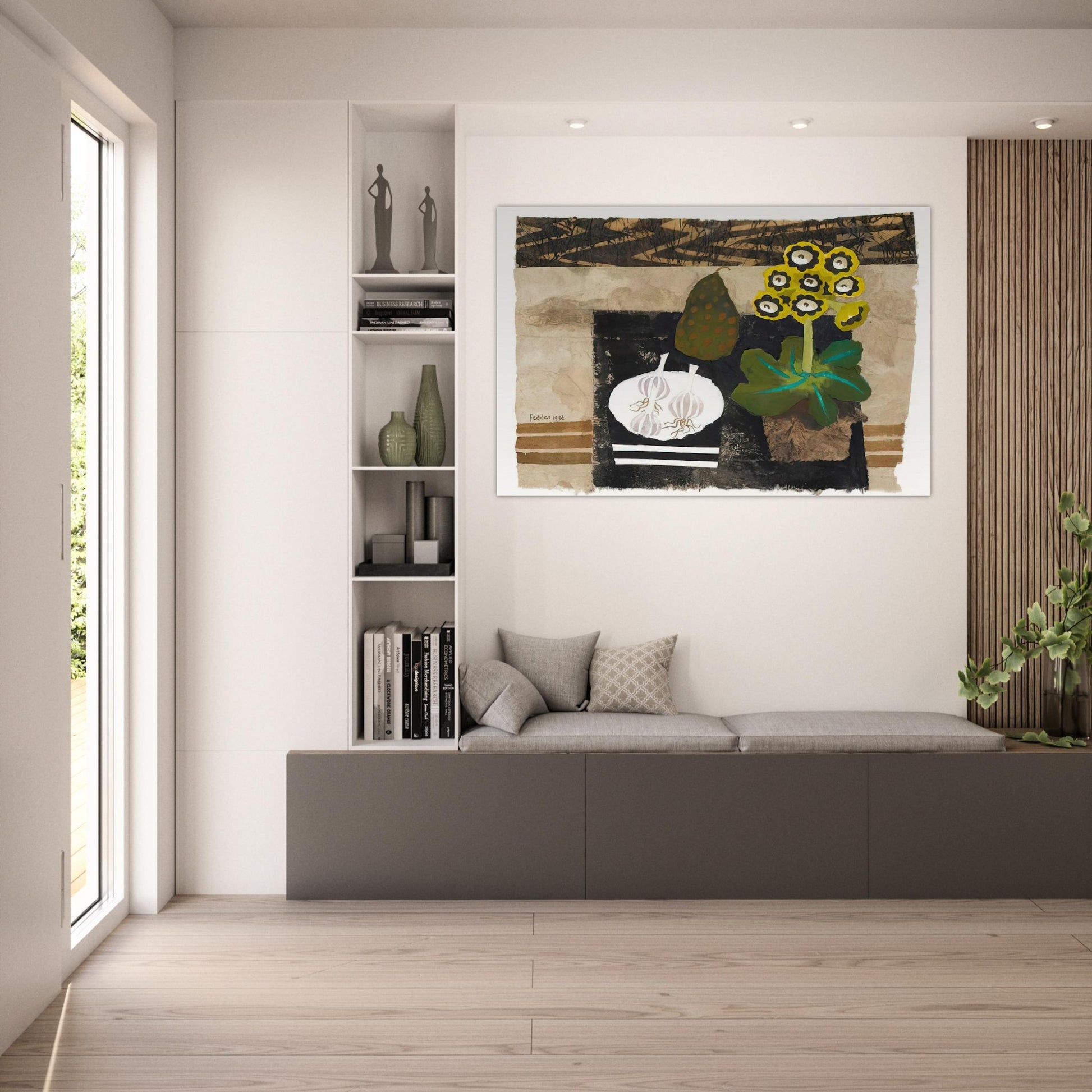 Auricula - 1996 - Mary Fedden Art Prints - 100x150 cm / 40x60″ inches | Mary Fedden Poster | Mary Fedden Prints