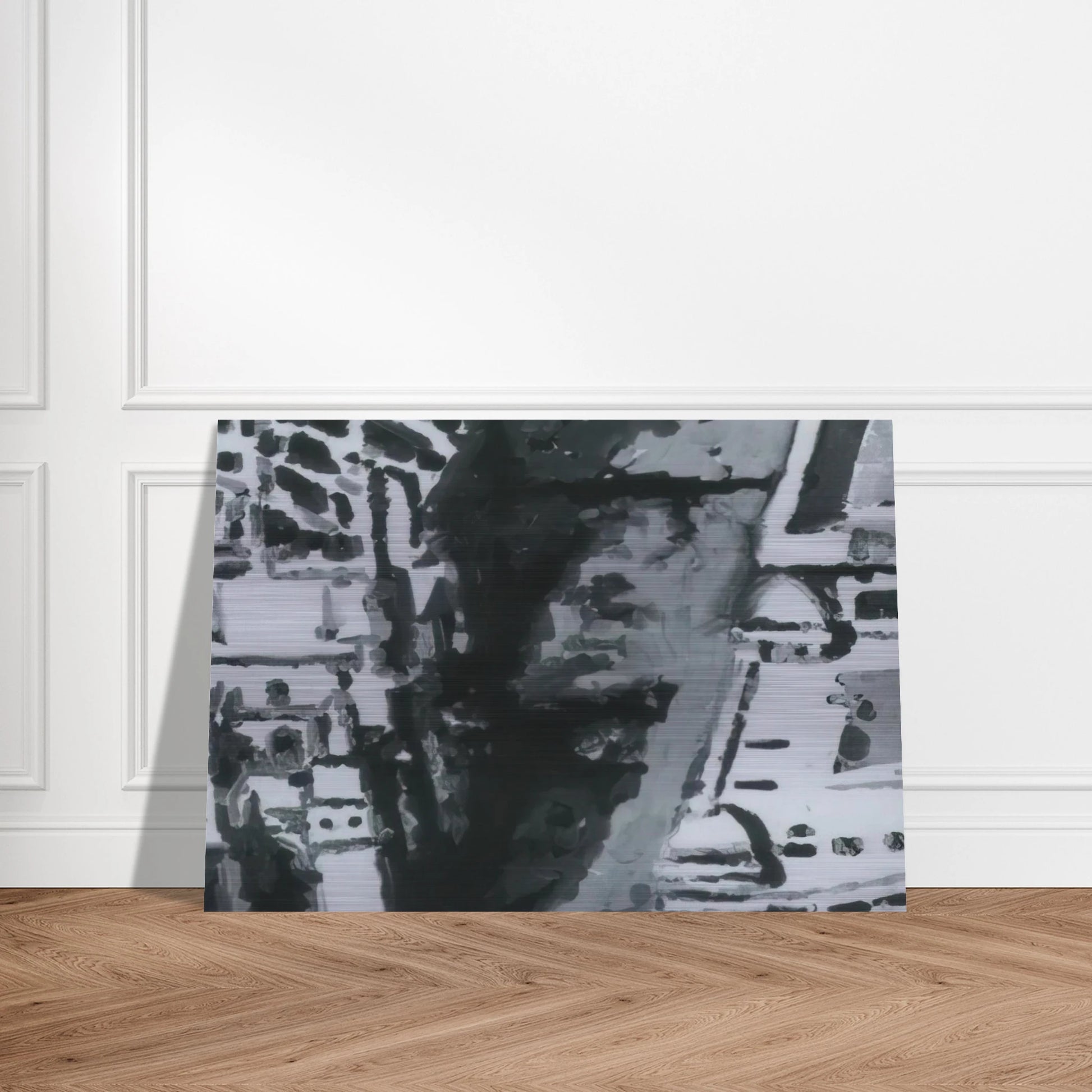 TOWNSCAPE M7 1968 - Gerhard Richter Brushed Aluminum Print - 70x100 cm / 28x40 inches | Gerhard Richter Aluminum Print | Gerhard Richter Prints