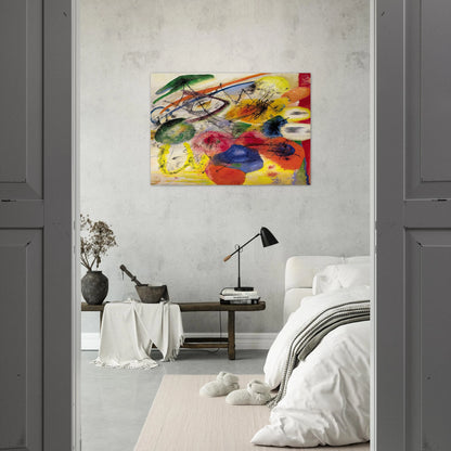 BLACK STROKES I 1913 - Wassily Kandinsky Brushed Aluminum Print - 70x100 cm / 28x40 inches | Wassily Kandinsky Aluminum Print | Wassily Kandinsky Prints