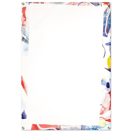 Untitled  SFM66-03  - Sam Francis Acrylic Print - 70x100 cm / 28x40″ inches