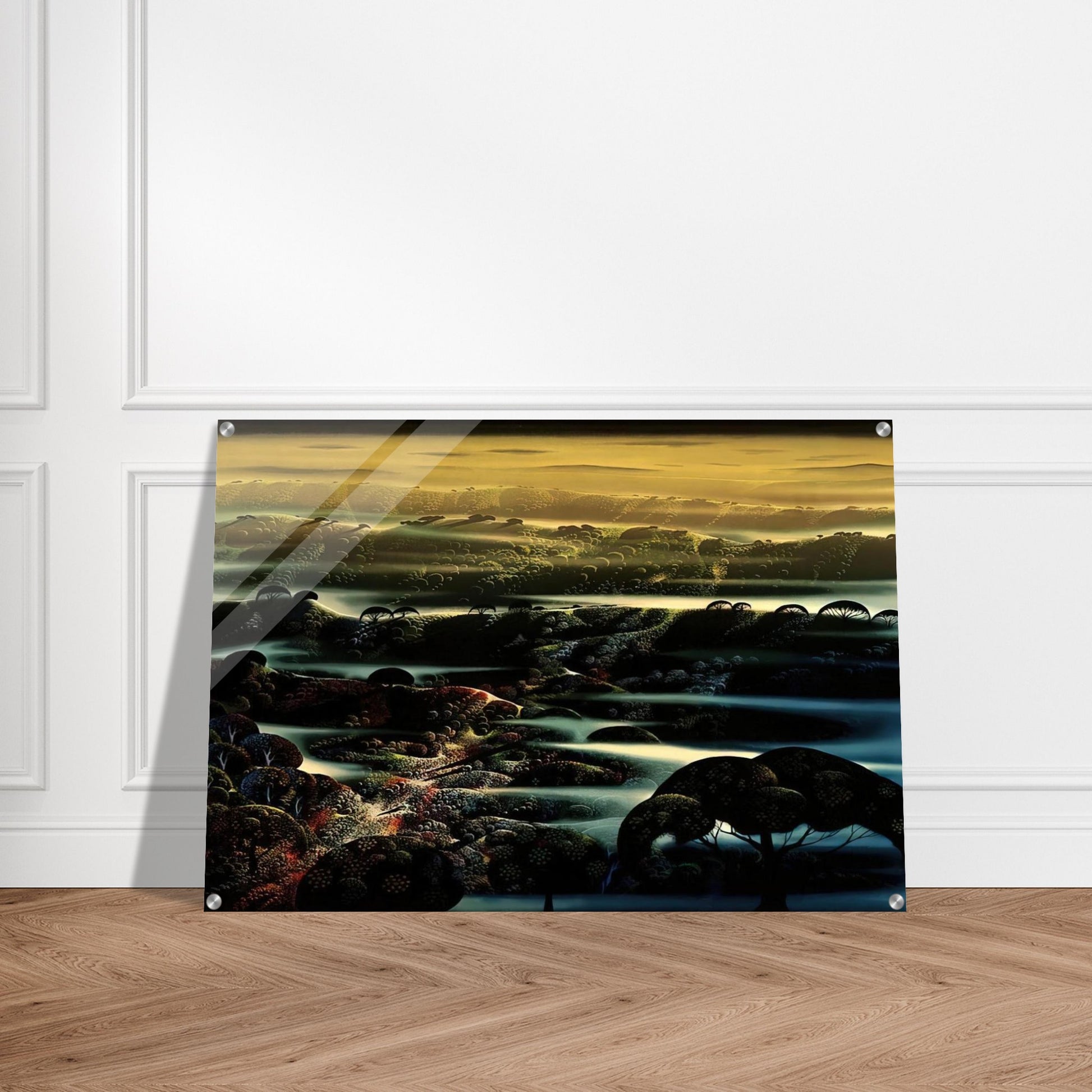 The Valley's Wild - Eyvind Earle Acrylic Print - 70x100 cm / 28x40″ inches