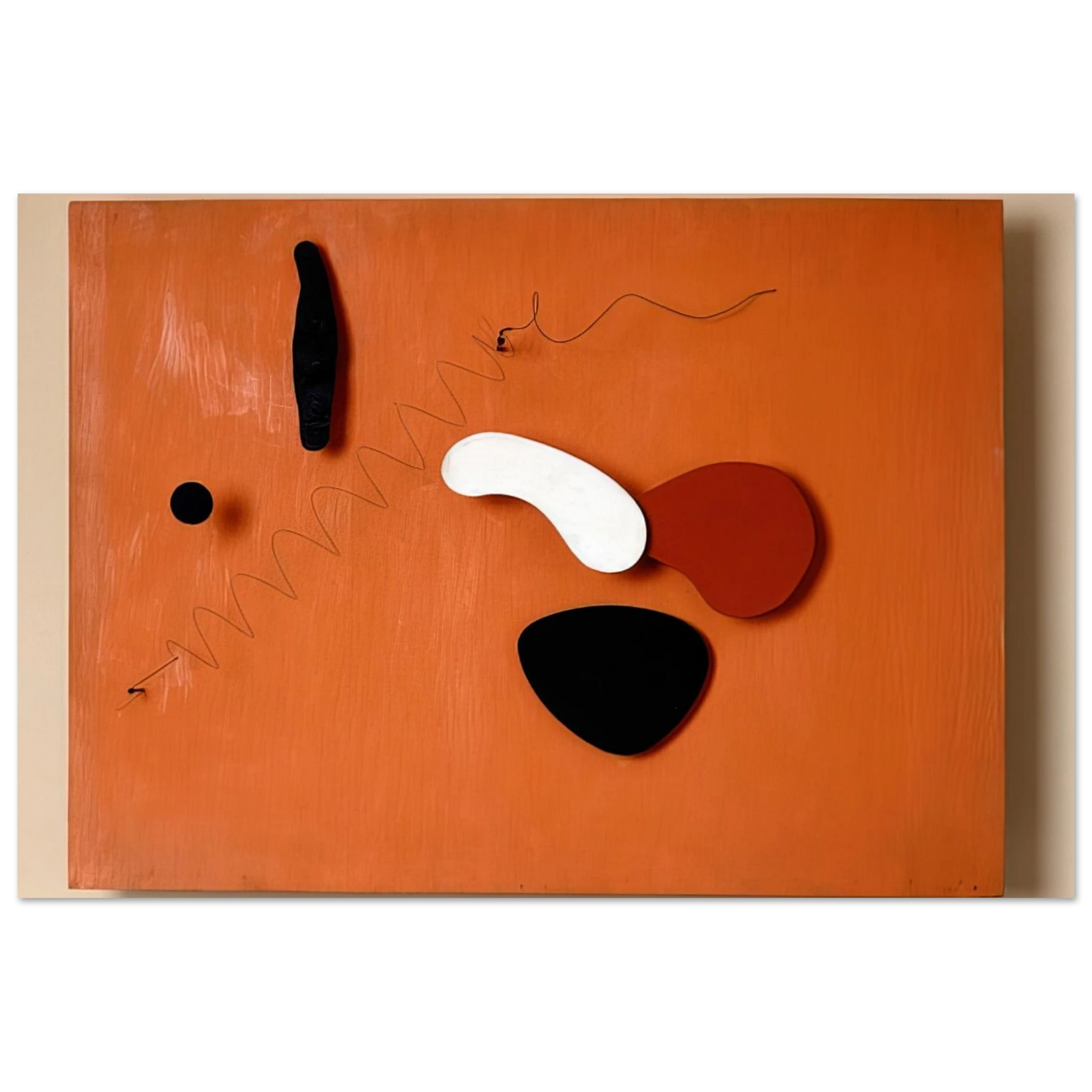 Alexander Calder - THE ORANGE PANEL 1936 Fine Art Poster