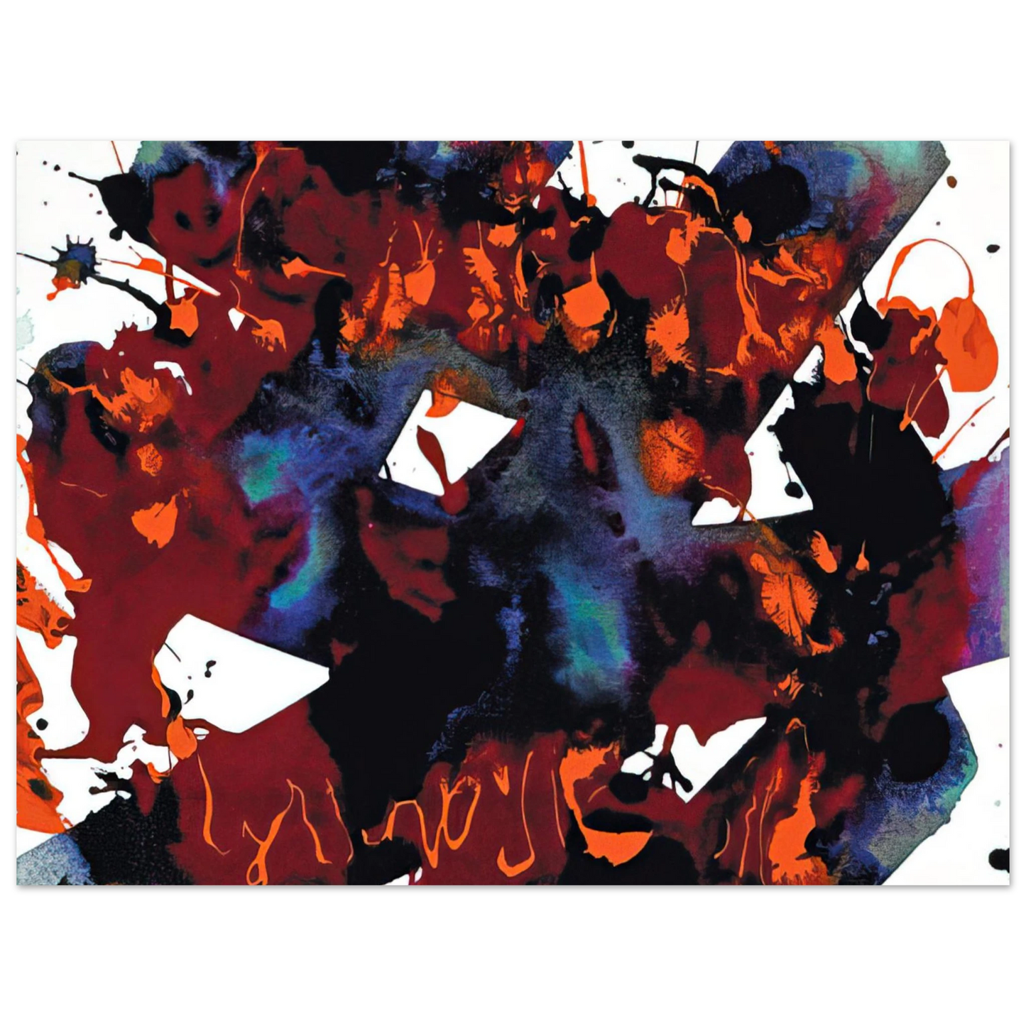 Sam Francis - Untitled  SFP94-149  SFF 1819   75x100 cm / 30x40inches Fine Art Poster