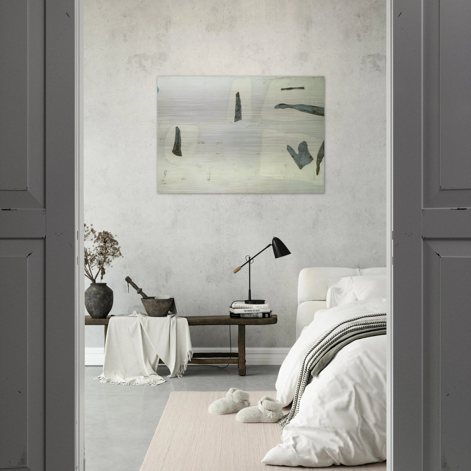 ABSTRACT COMPOSITION - Salvador Dali Brushed Aluminum Print - 70x100 cm / 28x40 inches | Salvador Dali Aluminum Print | Salvador Dali Prints