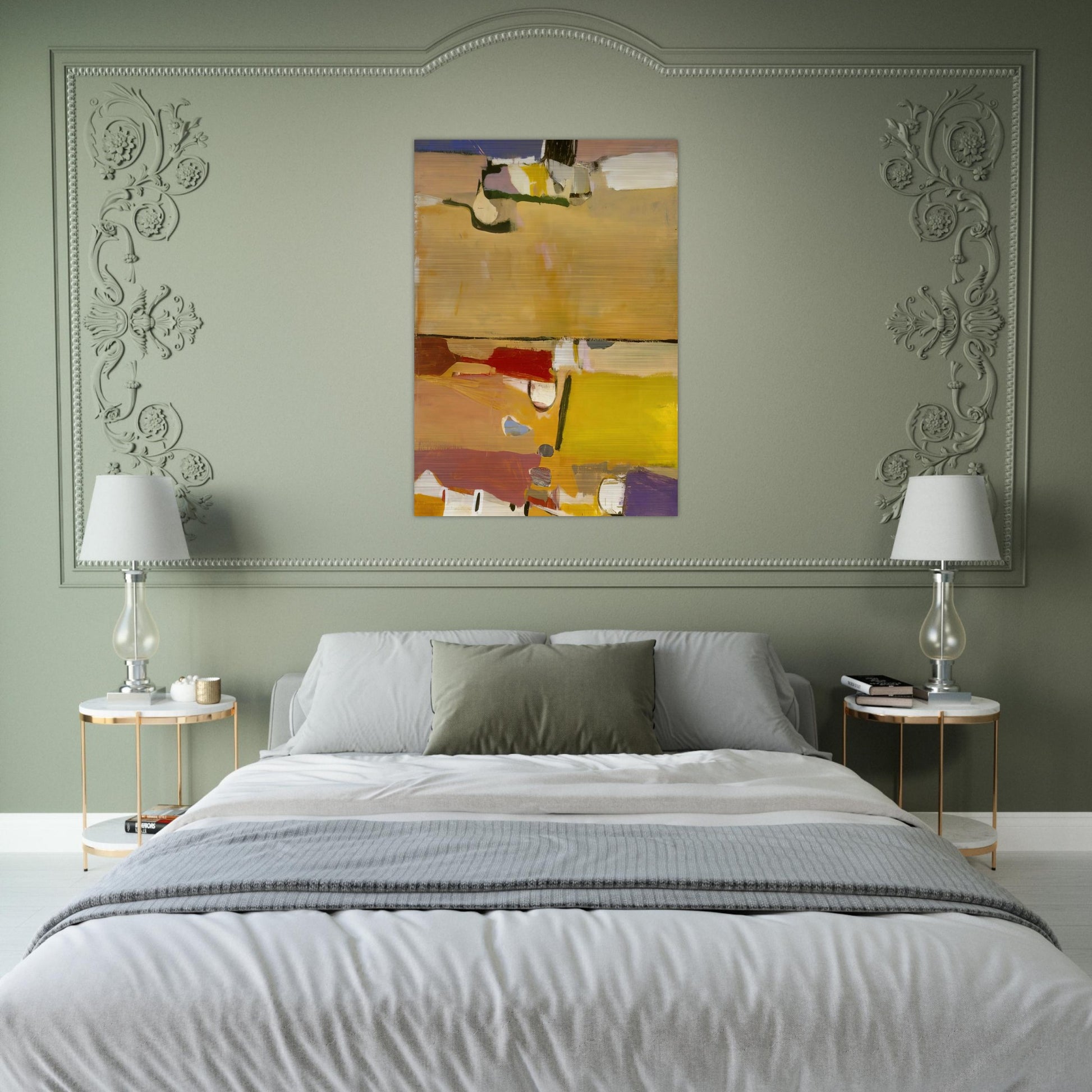 A Day at the Races - Richard Diebenkorn Brushed Aluminum Print - 70x100 cm / 28x40 inches | Richard Diebenkorn Aluminum Print | Richard Diebenkorn Prints