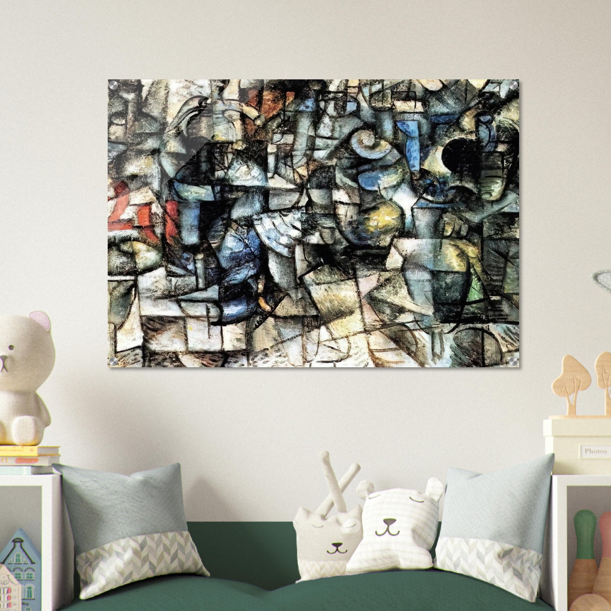 RITMI DI OGGETTI 1911 - Carlo Carra Acrylic Print - 70x100 cm / 28x40″ inches