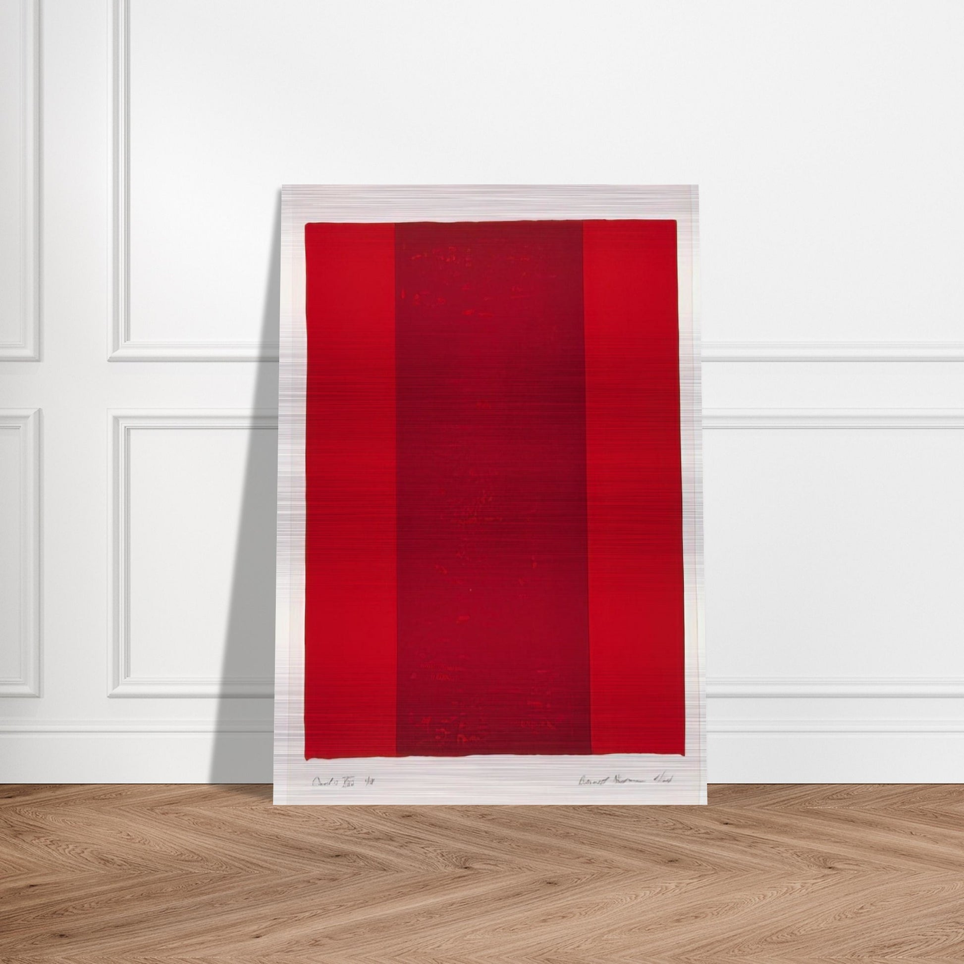 Canto XVI - Barnett Newman Brushed Aluminum Print - 70x100 cm / 28x40 inches | Barnett Newman Aluminum Print | Barnett Newman Prints