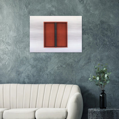 Untitled 101 Spring Street - 1962 - Donald Judd Brushed Aluminum Print - 70x100 cm / 28x40 inches | Donald Judd Aluminum Print | Donald Judd Prints