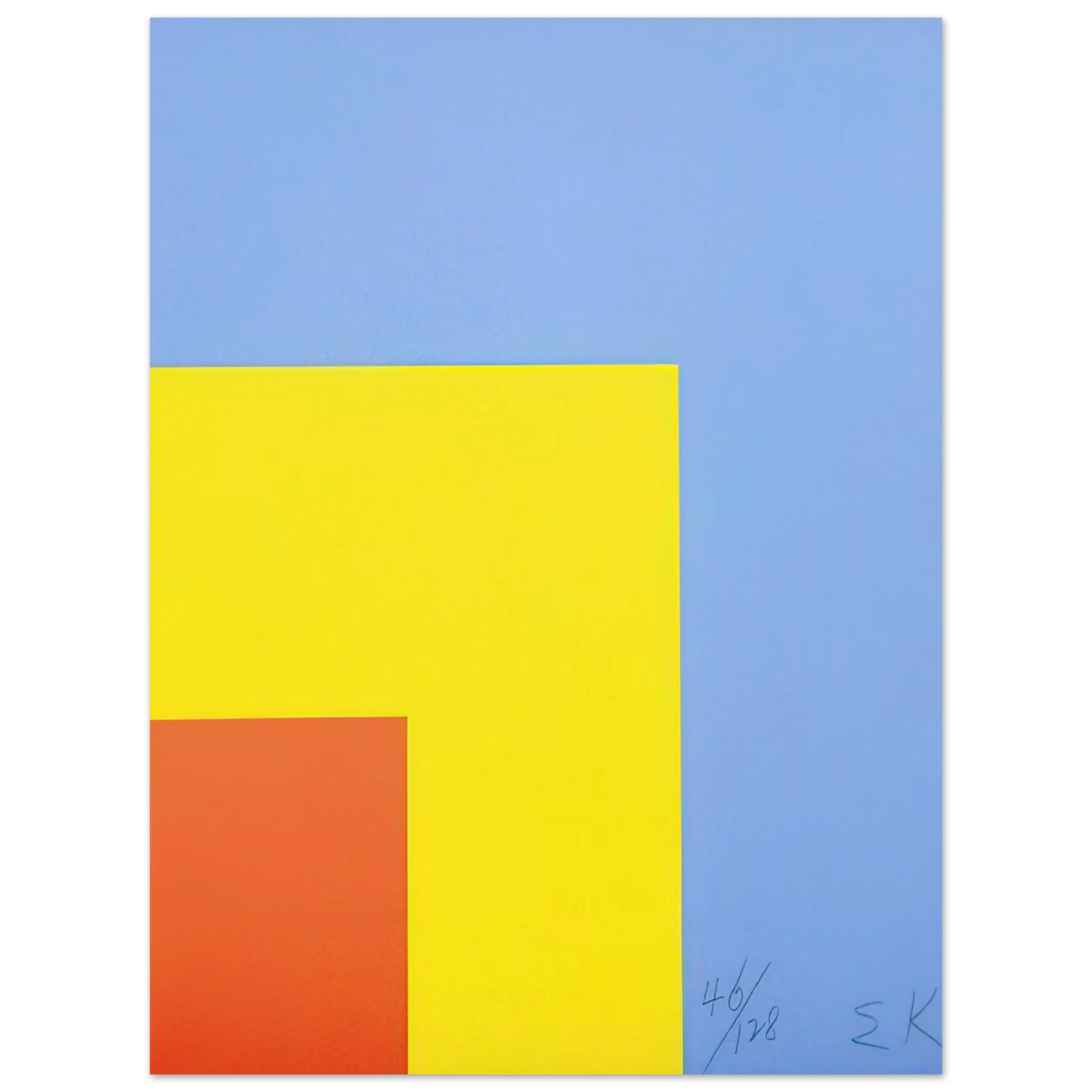 Ellsworth Kelly - Red Yellow Blue  75x100 cm / 30x40inches Fine Art Poster