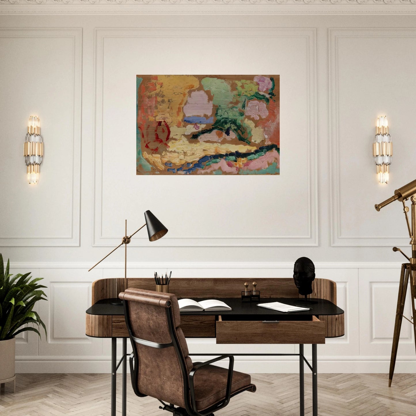 SKETCH FOR LE BONHEUR DE VIVRE 1906 - Henri Matisse Brushed Aluminum Print - 70x100 cm / 28x40 inches | Henri Matisse Aluminum Print | Henri Matisse Prints