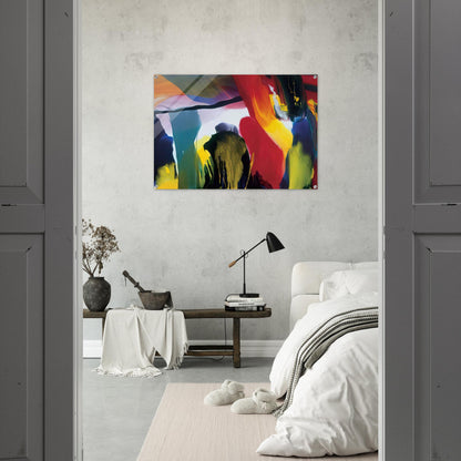 Phenomena Solstice Encounter - 2003 - Paul Jenkins Acrylic Print - 70x100 cm / 28x40″ inches | Paul Jenkins Wall Art | Paul Jenkins Prints