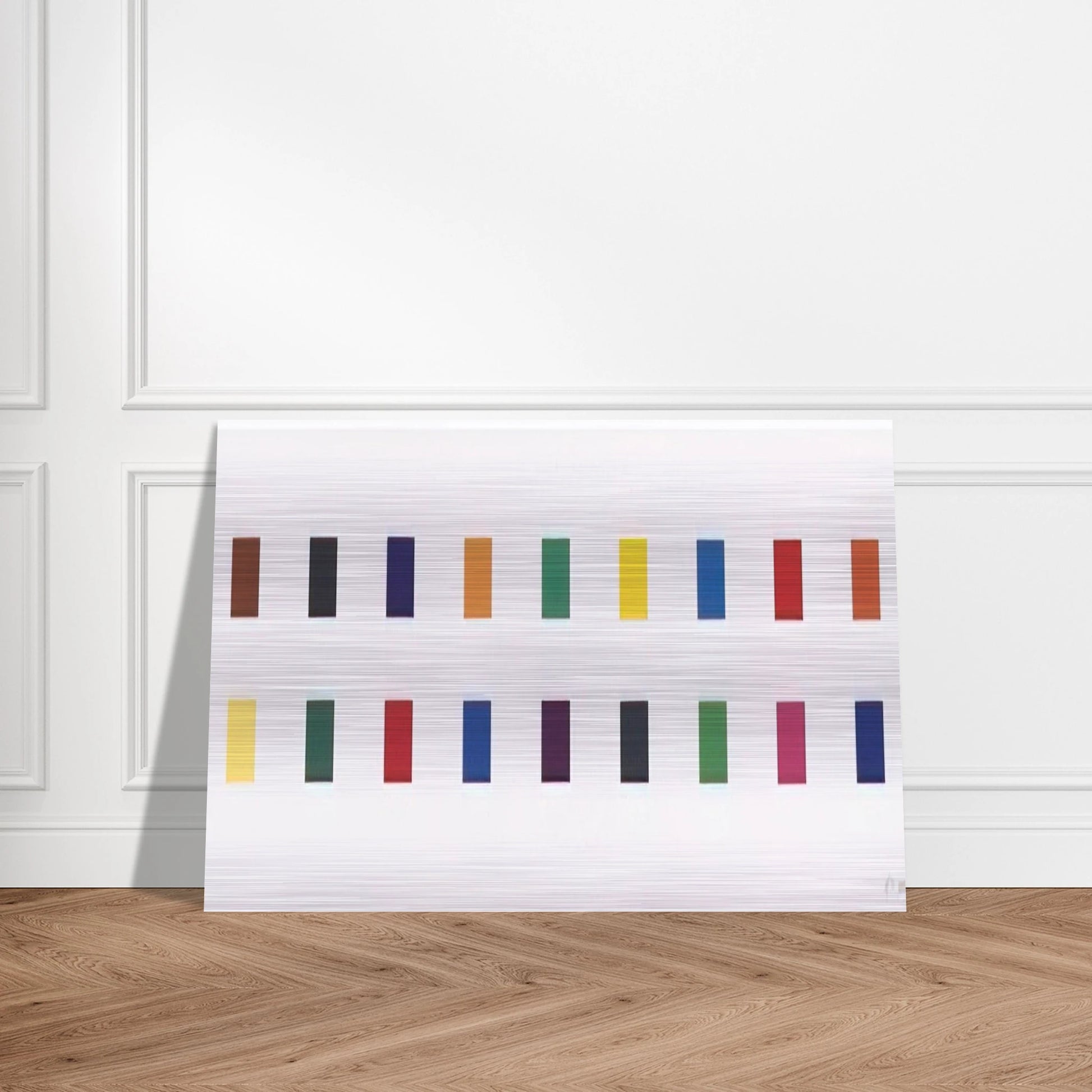 18 Colors  Cincinnati  - Ellsworth Kelly Brushed Aluminum Print - 70x100 cm / 28x40 inches | Ellsworth Kelly Aluminum Print | Ellsworth Kelly Prints
