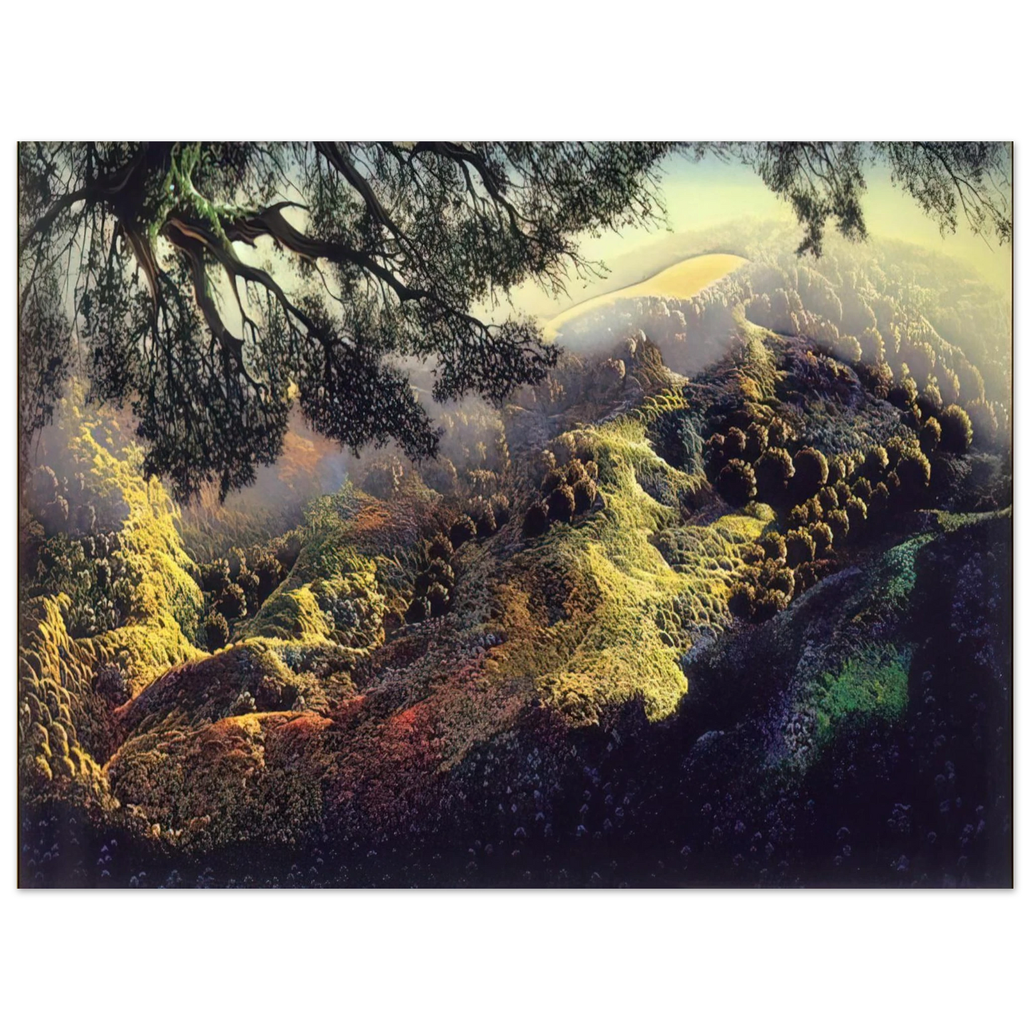 Eyvind Earle - Paradise  75x100 cm / 30x40inches Fine Art Poster