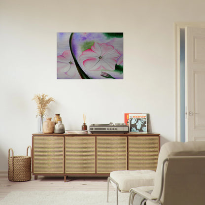 Petunia No. 2 - Georgia O'Keeffe Brushed Aluminum Print - 70x100 cm / 28x40 inches | Georgia O'Keeffe Aluminum Print | Georgia O'Keeffe Prints