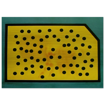 RANDOMDOT CORRELOGRAM THE GOLDEN FLEECE - Salvador Dali Brushed Aluminum Print - 70x100 cm / 28x40 inches | Salvador Dali Aluminum Print | Salvador Dali Prints