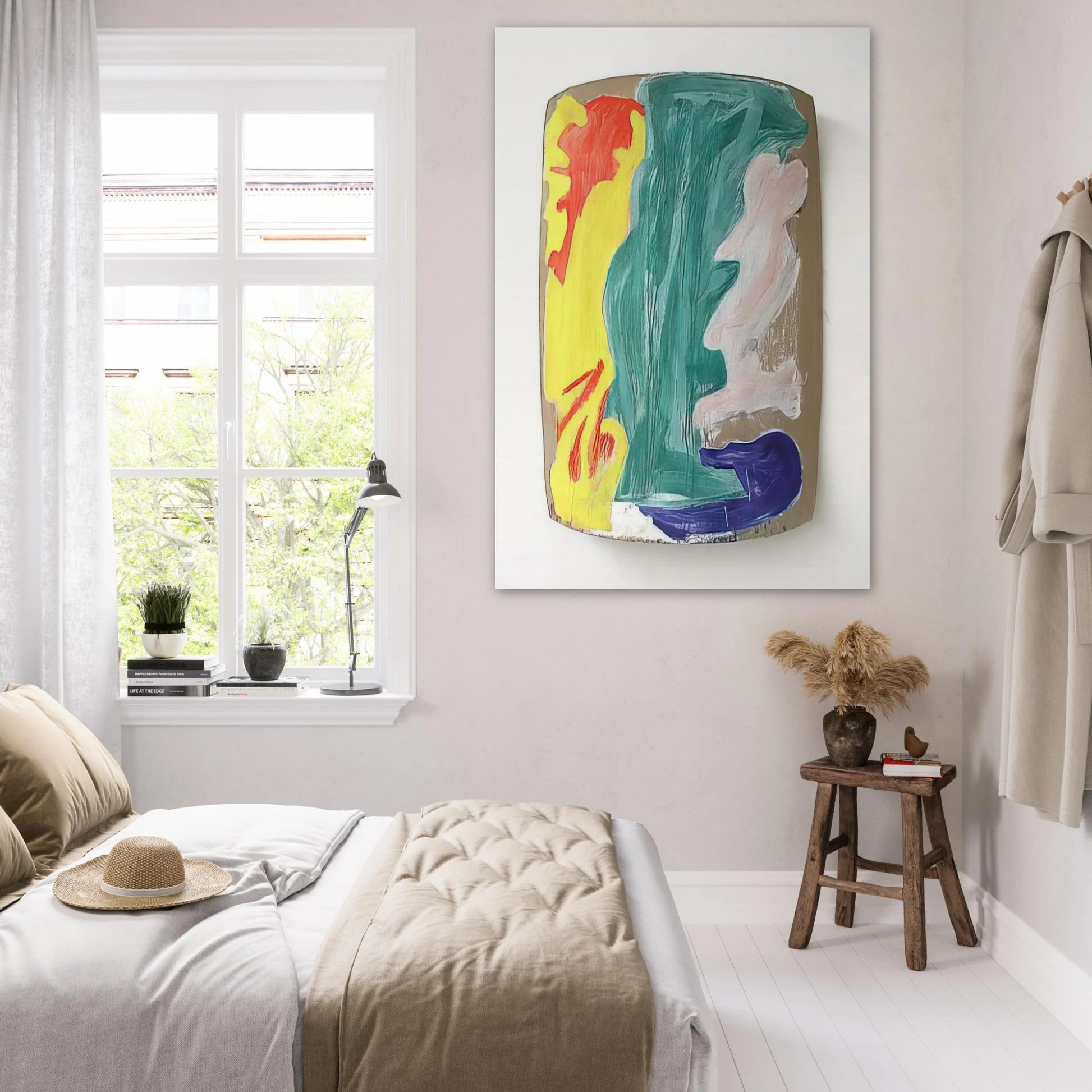 Baton - 1986 - Ron Gorchov Art Prints - 100x150 cm / 40x60″ inches | Ron Gorchov Poster | Ron Gorchov Prints