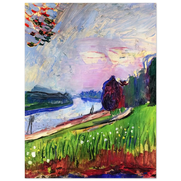 Henri Matisse - COPSE OF THE BANKS OF THE GARONNE 1900  75x100 cm / 30x40inches Fine Art Poster