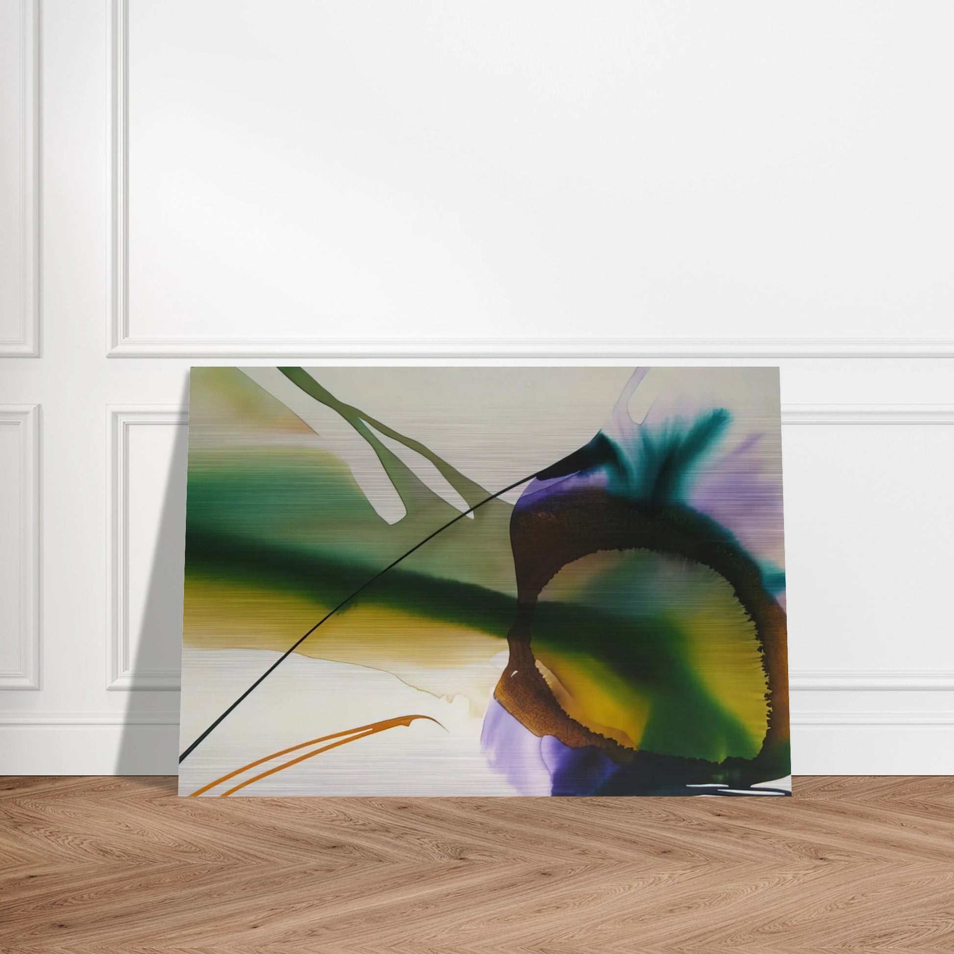 Phenomena Amber Sight - Paul Jenkins Brushed Aluminum Print - 70x100 cm / 28x40 inches | Paul Jenkins Aluminum Print | Paul Jenkins Prints