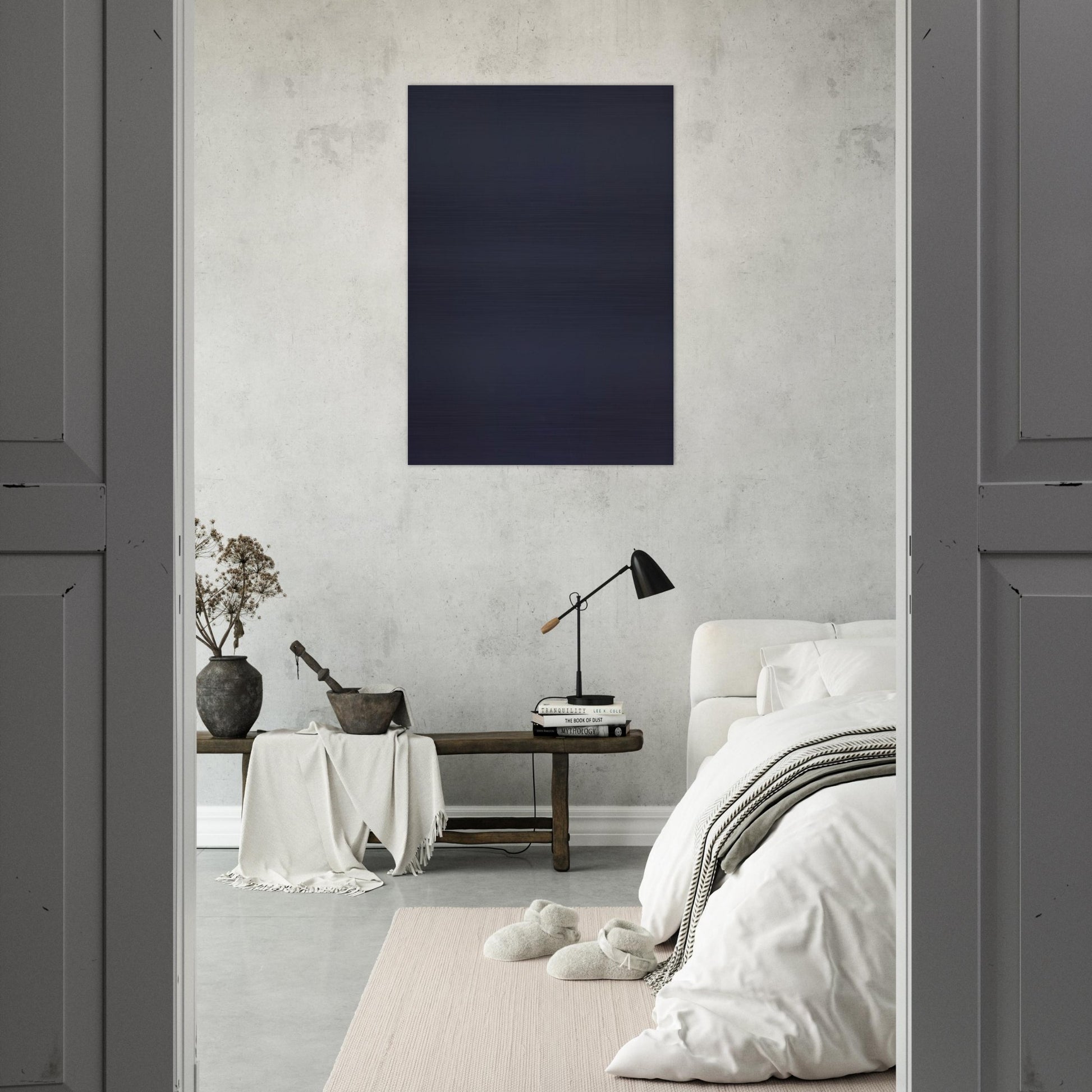 Abstract Painting - 1961 - Ad Reinhardt Brushed Aluminum Print - 70x100 cm / 28x40 inches | Ad Reinhardt Aluminum Print | Ad Reinhardt Prints