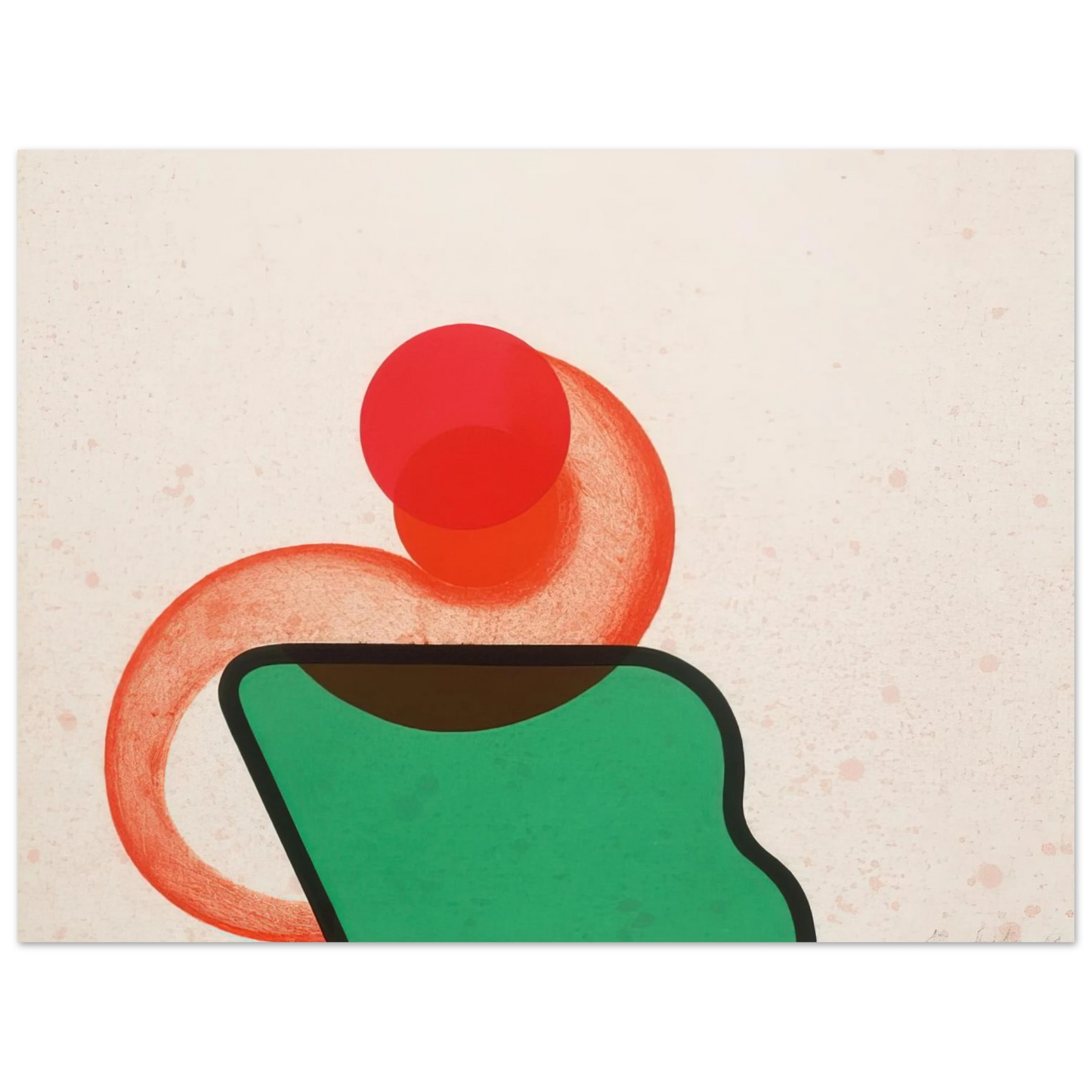 Howard Hodgkin - Bedroom - 1968  75x100 cm / 30x40inches Fine Art Poster