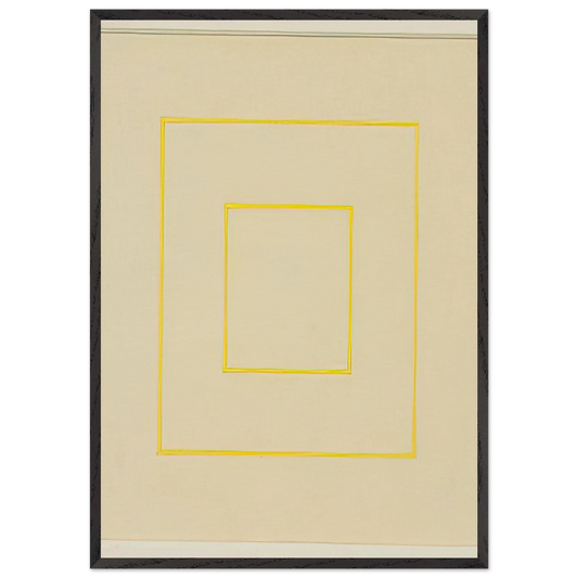 Spazio Luce - 1970 - Antonio Calderara 70x100 cm / 28x40 inches Framed Art Print – Black Wooden Frame
