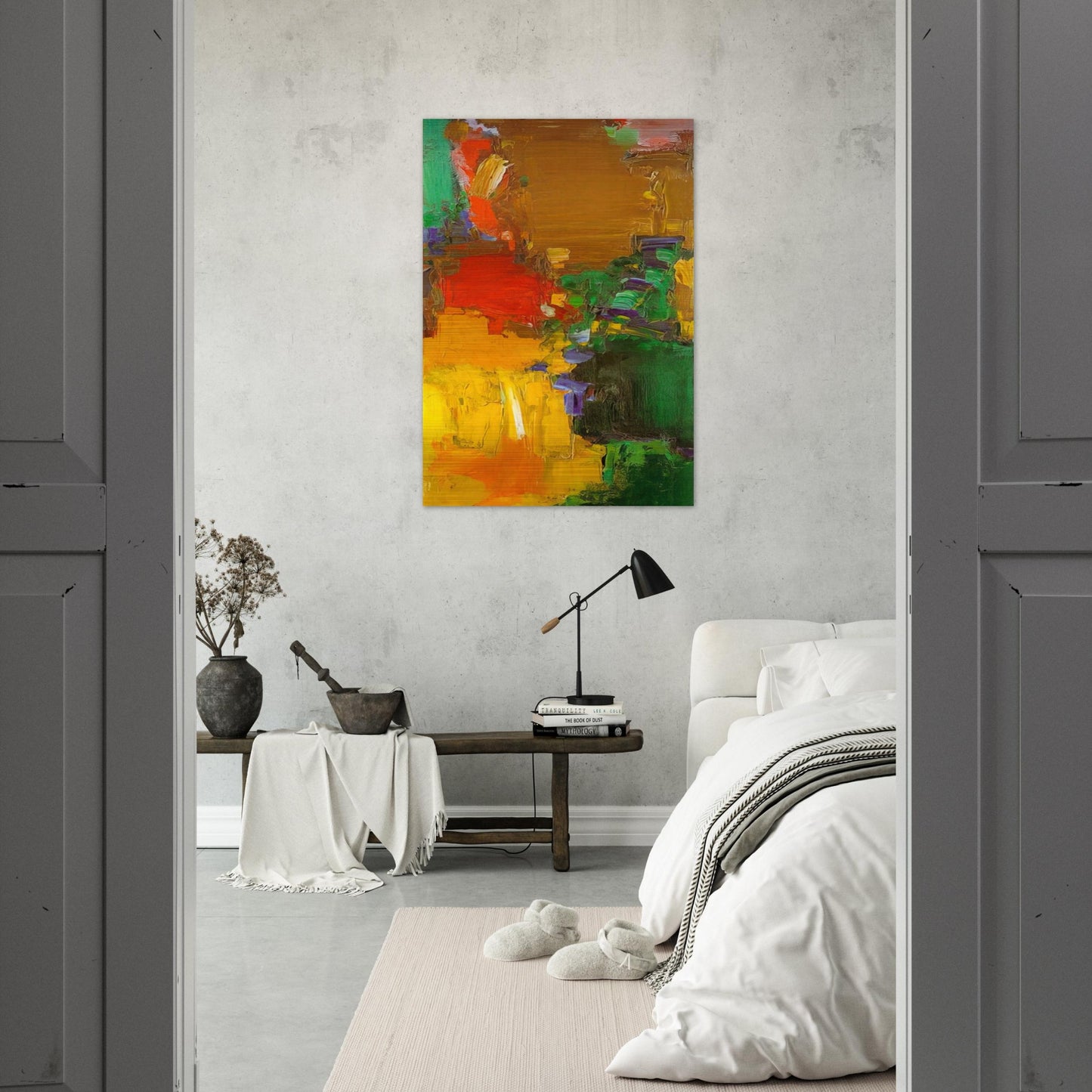 Rhapsody - Hans Hofmann Brushed Aluminum Print - 70x100 cm / 28x40 inches | Hans Hofmann Aluminum Print | Hans Hofmann Prints