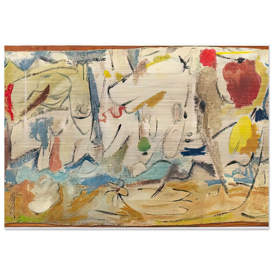 Cloudscape, 1951- - Helen Frankenthaler Brushed Aluminum Print - 70x100 cm / 28x40 inches | Helen Frankenthaler Aluminum Print | Helen Frankenthaler Prints