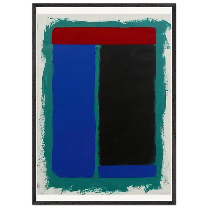 Two-Four - 1983 - Doug Ohlson 70x100 cm / 28x40 inches Framed Art Print – Black Wooden Frame