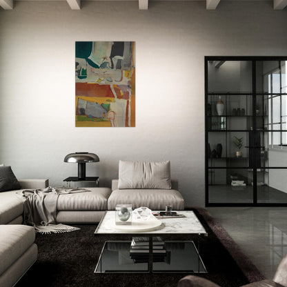 Urbana #4 - Richard Diebenkorn Brushed Aluminum Print - 70x100 cm / 28x40 inches | Richard Diebenkorn Aluminum Print | Richard Diebenkorn Prints