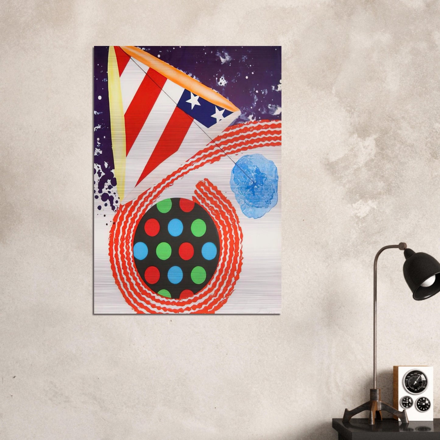 A Free for All - James Rosenquist Brushed Aluminum Print - 70x100 cm / 28x40 inches | James Rosenquist Aluminum Print | James Rosenquist Prints