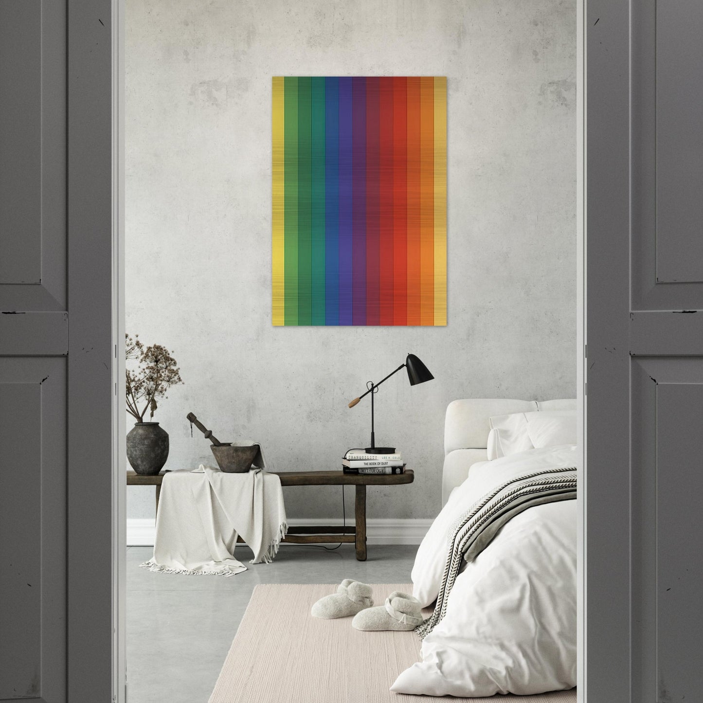 Spectrum IV - Ellsworth Kelly Brushed Aluminum Print - 70x100 cm / 28x40 inches | Ellsworth Kelly Aluminum Print | Ellsworth Kelly Prints